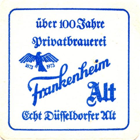 düsseldorf d-nw franken quad 2a (190-o über 100-mit rahmen-blau)